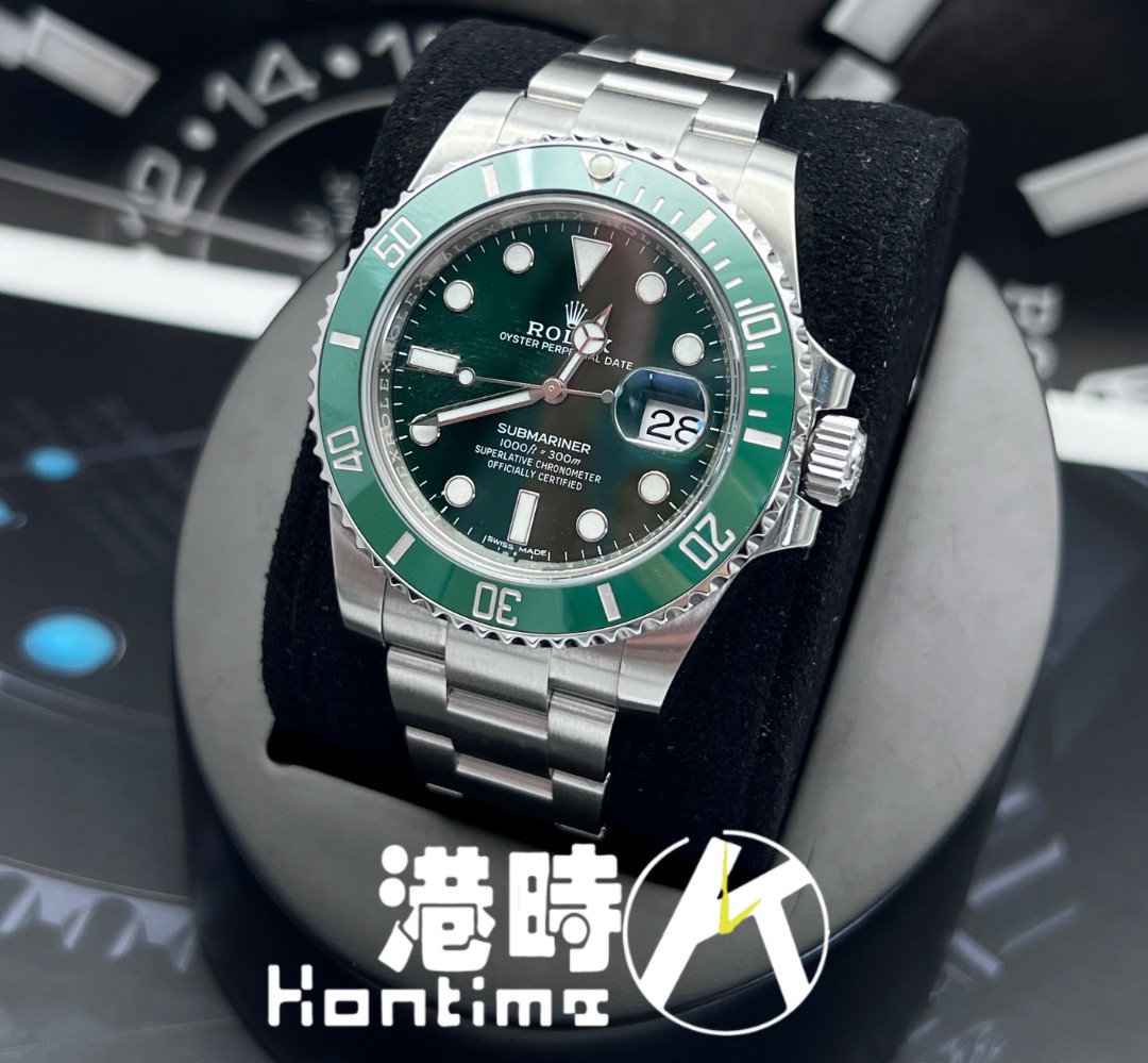 2018 Pre owned Rolex Green Submariner HULK