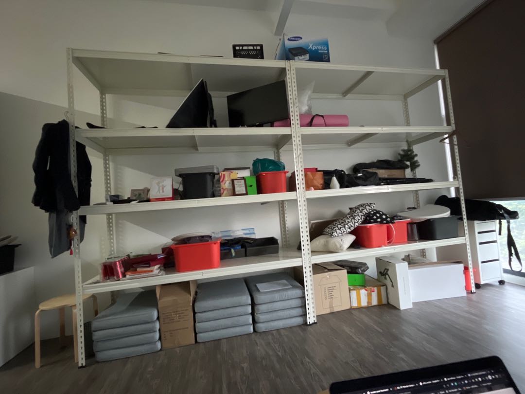 4 Tier Botless rack with metal shelves, Furniture & Home Living ...