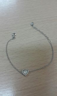 ⚄新淨 AGATHA 圓、長方晶石心 925 silver 手鍊(see settlement location frist)64243381401474110