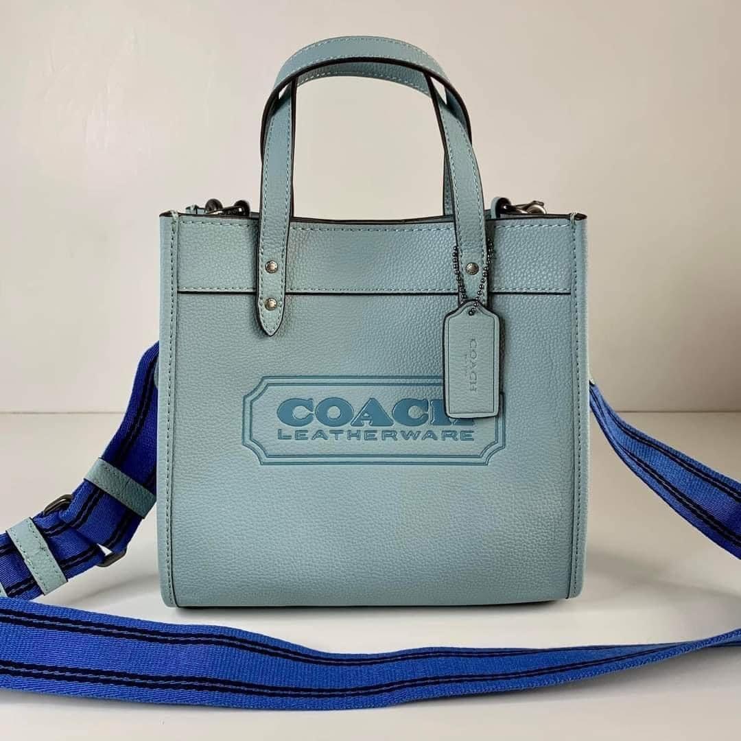 Coach field on sale tote blue