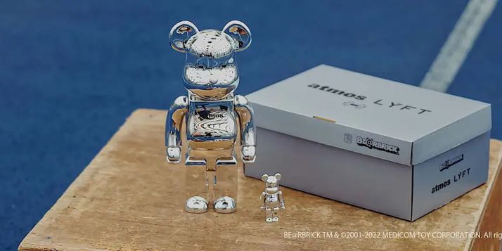 (預訂Pre-Order) BE@RBRICK atmos x LYFT 100% & 400