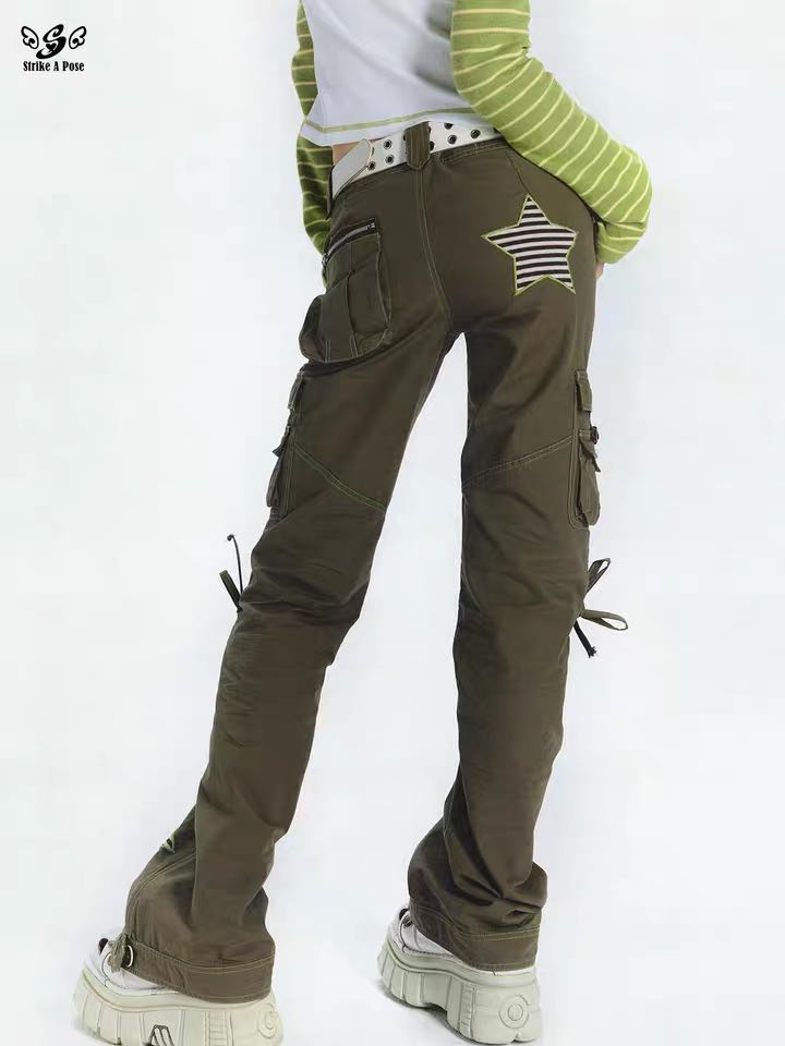 Mens Y2k Cargo Shorts Vintage Grunge Baggy Jorts Harajuku Punk Y2k Pants  Streetwear : : Everything Else