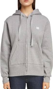 Acne Studios - Ferris Face Zip Hoodie (Category: Coats, Jackets and Outerwear) located in Manila. Submitted by buynflex (Listing ID 1168721689, Image 3). Description: Acne Studios - Ferris Face Zip Hoodie Size XS fits S-M Measurements in Inches Used Good Condition Sign of Use - some rips on inside zipper fabric Details: This zip hoodie is designed with a drawcord hood, front pouch pocket and embroidered ACNE patch at the chest. - 100% Cotton - Zi