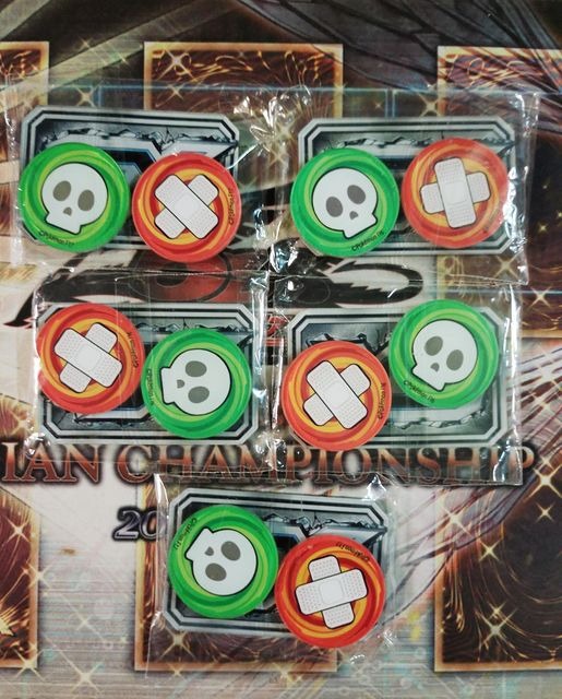 GX, Poison & Burned Acrylic Counters Markers For Pokemon TCG Cards – Sealed NEW