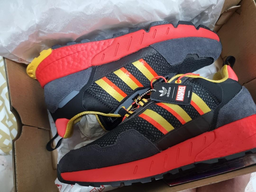 Adidas Rocket ZX 1K Boost Shoes - Black, Men's Fashion, Footwear, Sneakers  on Carousell