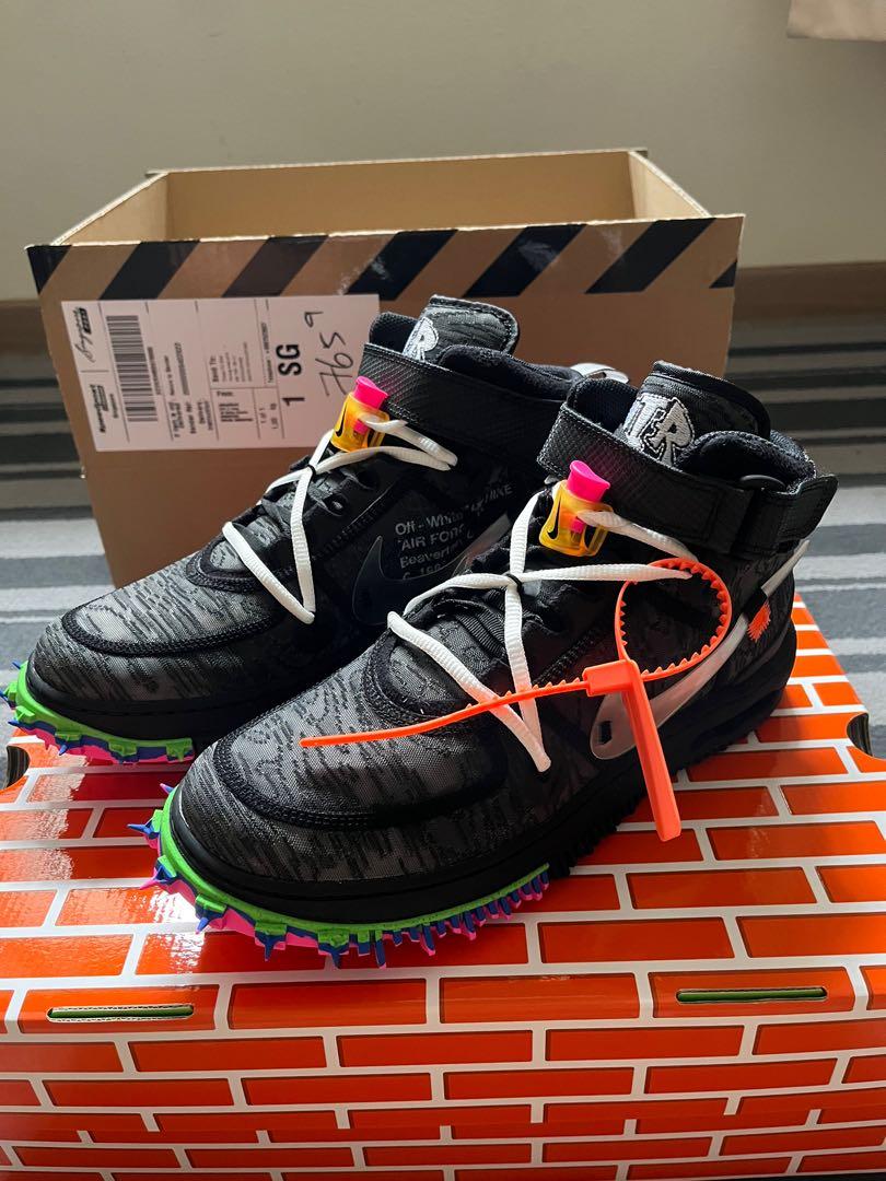 Air force one hot sale x off white black