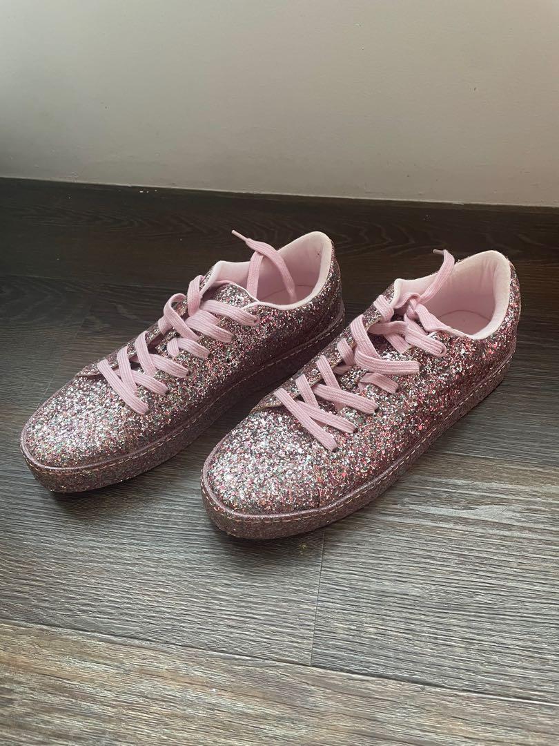 Aldo glitter sneakers new arrivals