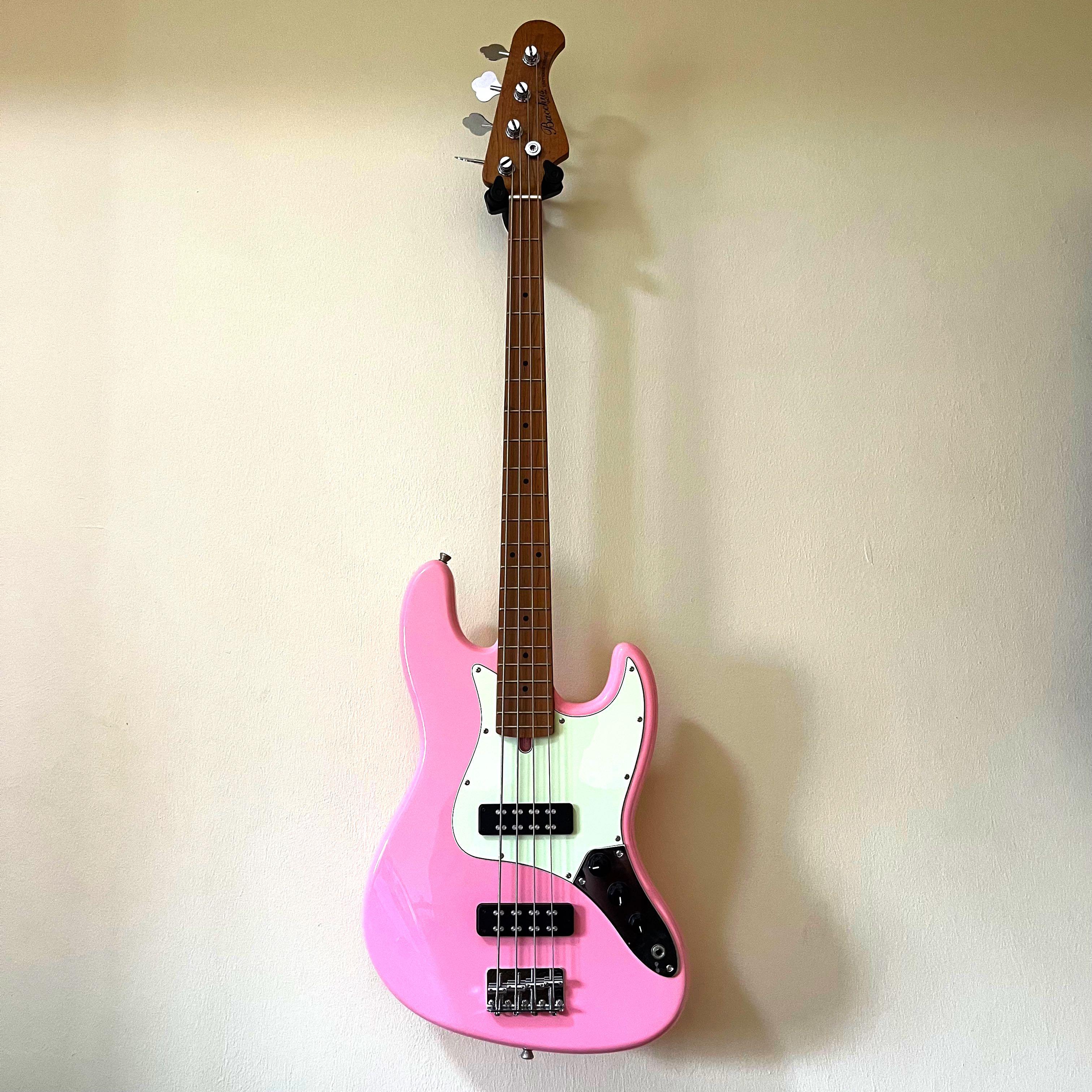 春早割 Bacchus precision bass model pink aob.adv.br