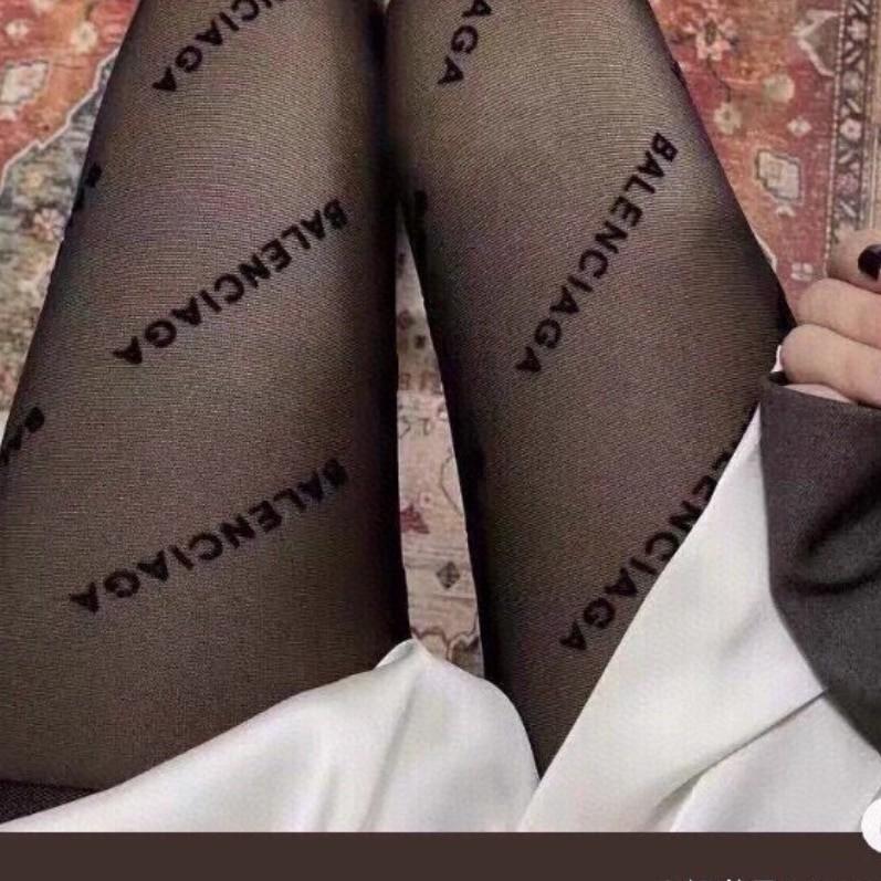 Balenciaga stockings logo online