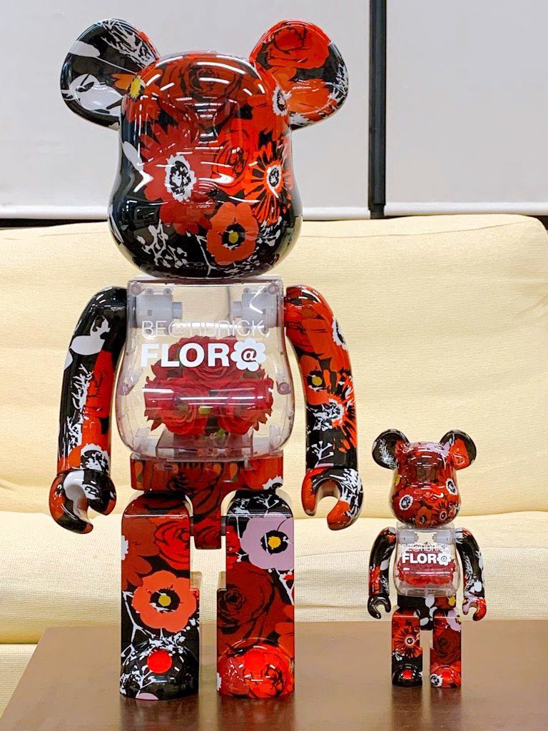 現貨*Bearbrick FLOR@ 玫瑰花400%, 興趣及遊戲, 玩具& 遊戲類- Carousell