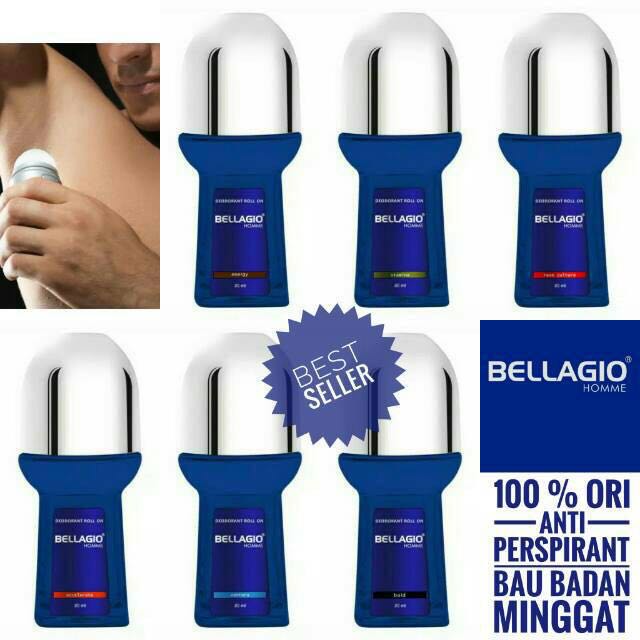 Bellagio Deodorant Roll on 50ml Kesehatan Kecantikan Kulit