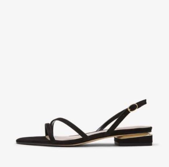 womens black strappy sandals low heel