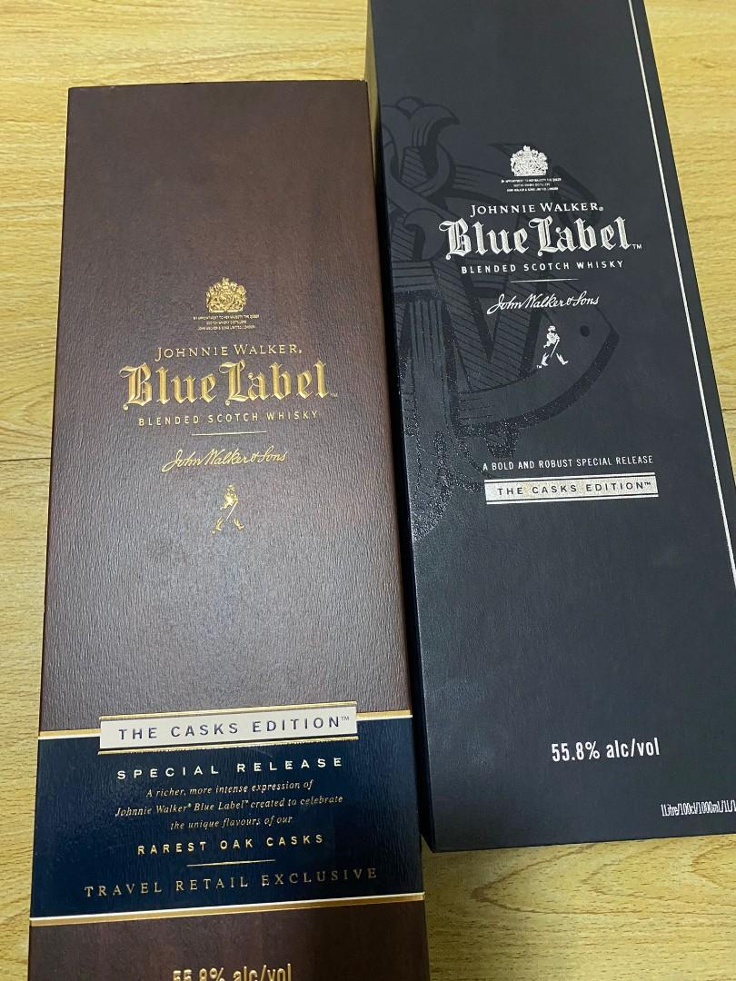Blue label the cask edition , 1L pack with box ., Food ...