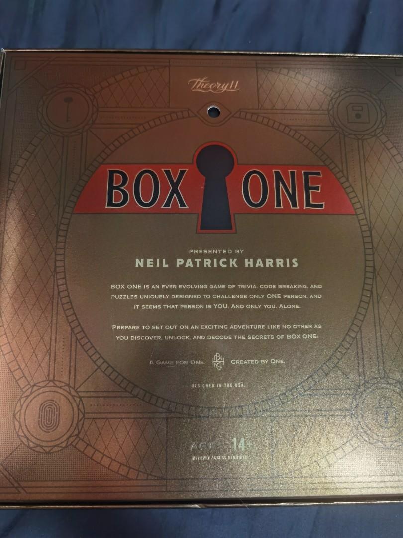 Box ONE by Neil Patrick Harris (Board Game)