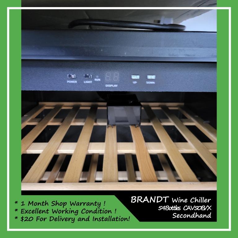 BRANDT Wine Chiller, TV & Home Appliances, Kitchen Appliances, Wine
