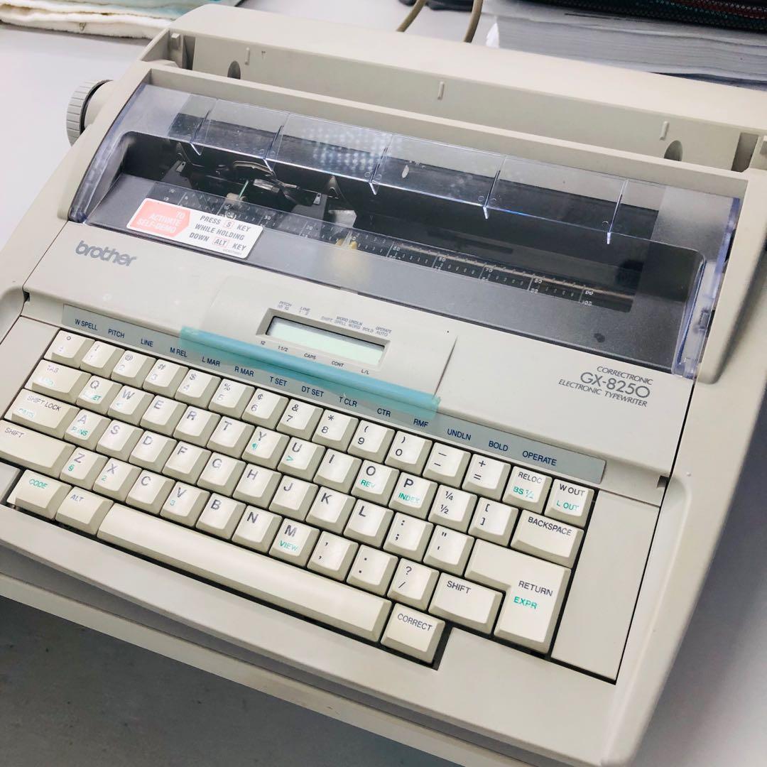 Brother GX8250 Correctronic Portable Electric Typewriter, Computers