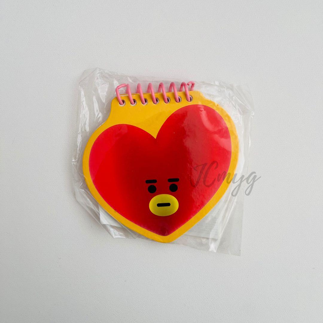 Bt21 Rj Notepad Mini So BT21 Official Face Mini Spiral Notebook ( RJ, Shooky, Cooky, Tata ...