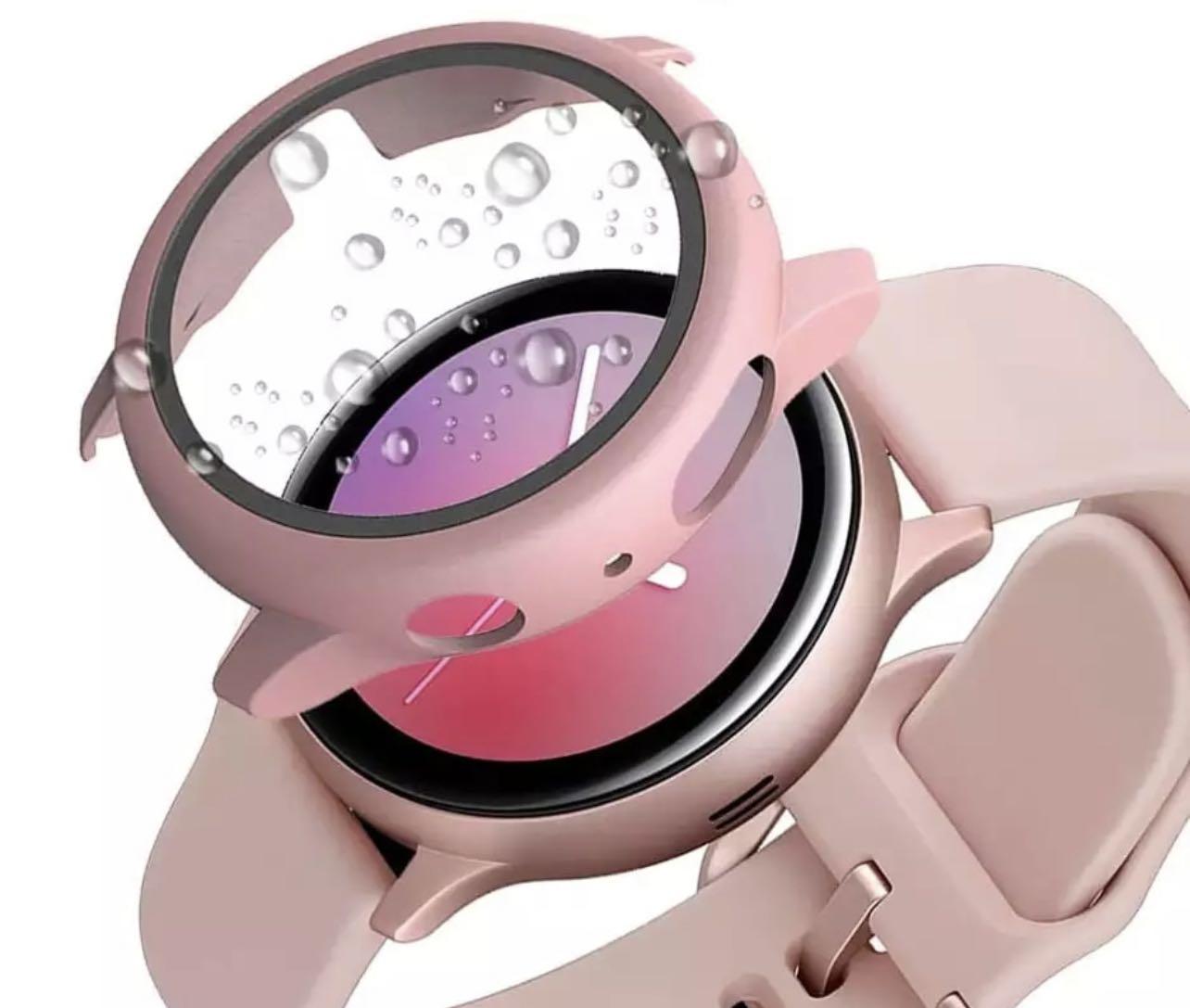 Bumper Matte Galaxy Watch Active 2 Bumper Cover Active2 Bumper Case Galaxy Watch 4 Green Case Scratch Resistant Active 2 44mm 40mm Cases Mobile Phones Gadgets Mobile Gadget Accessories Cases