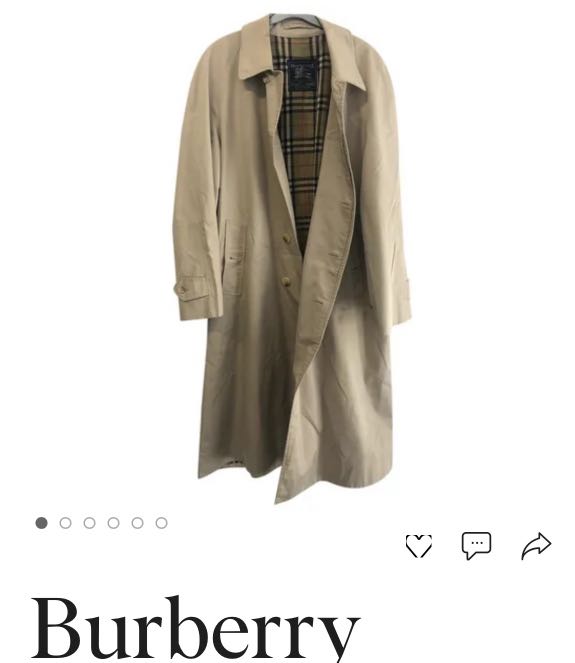 Mens burberry hotsell rain jacket
