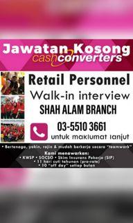 Cash Converters Shah alam Kerja Kosong / Job Vacancy @,.
Looking for a better job? Come and join our vibrant team!