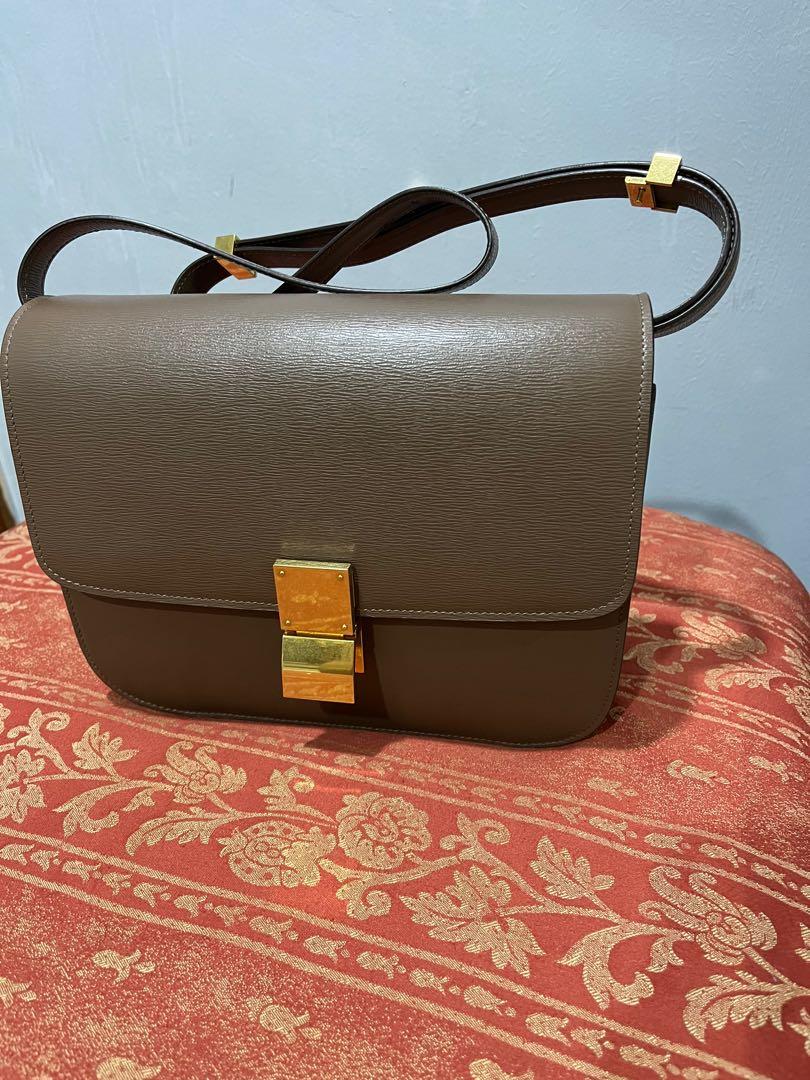 Celine medium classic bag in box hotsell calf women stores