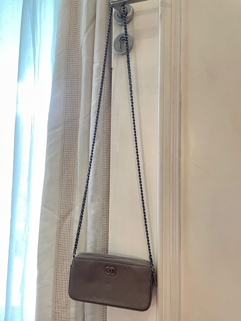 Chanel clutch on chain, Luxury, Bags & Wallets on Carousell