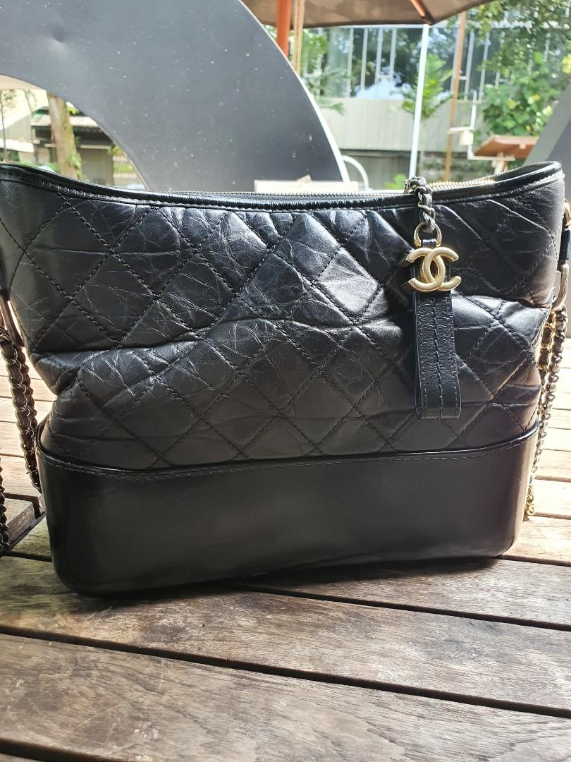 SALE CHANEL GABRIELLE BLUE TWO WAY BAG Luxury Bags  Wallets on  Carousell