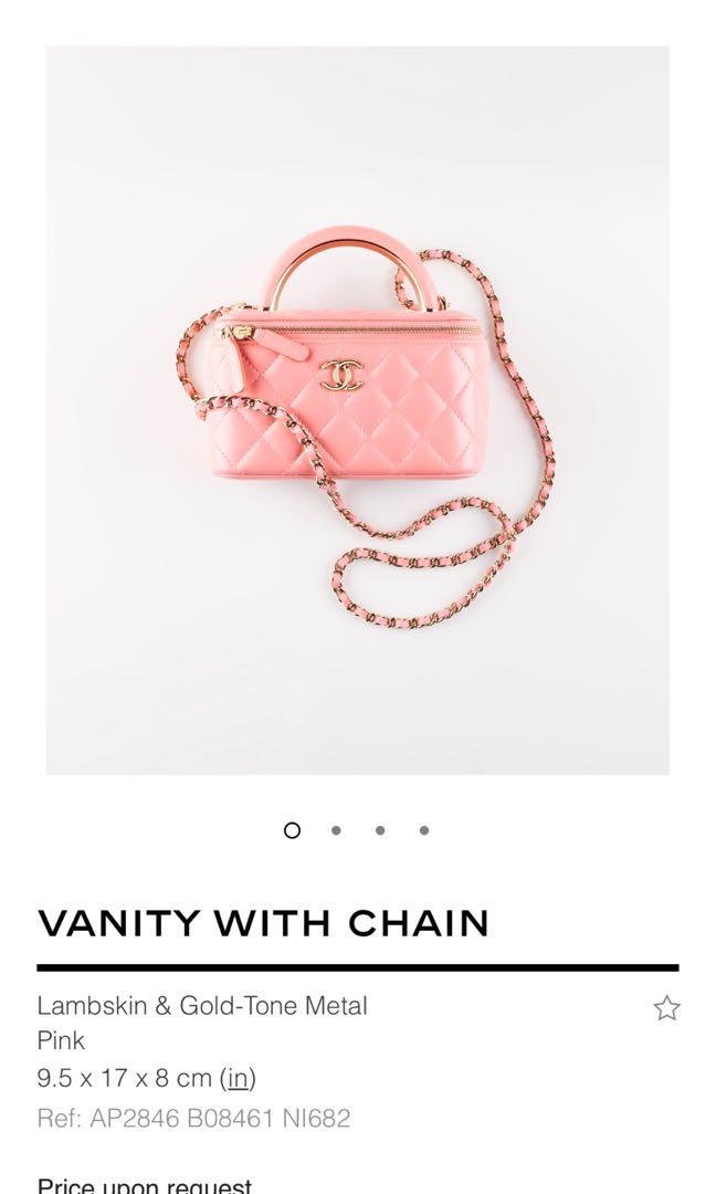 CHANEL SMALL VANITY ON CHAIN 20S PINK / Review WIMB + Mod Shots