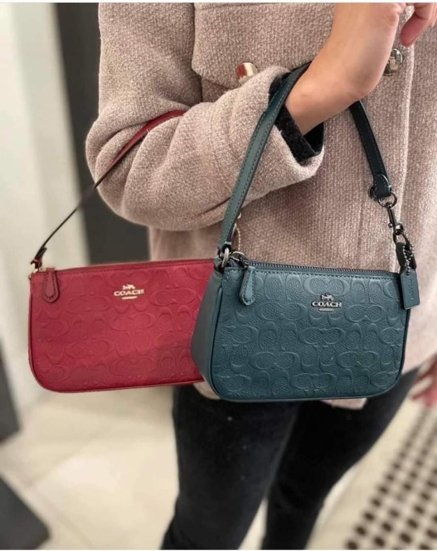 Coach Nolita 19 in Signature Debossed Green, Women's Fashion, Bags