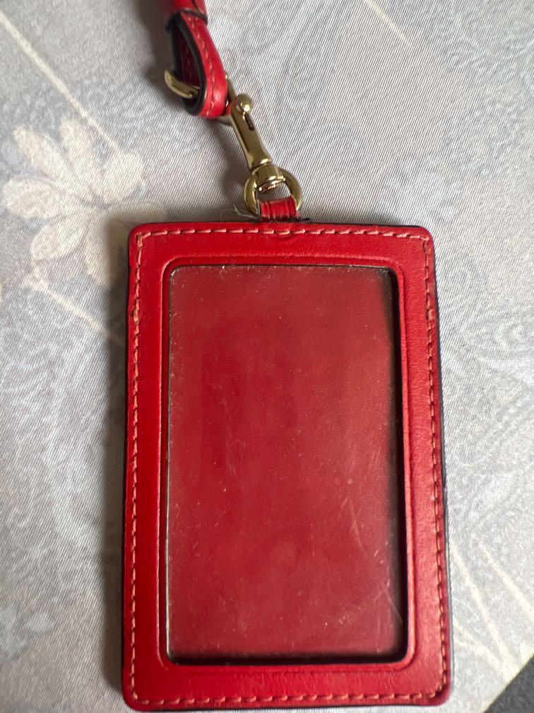 Coach Red Lanyard, Men's Fashion, Watches & Accessories, Wallets & Card