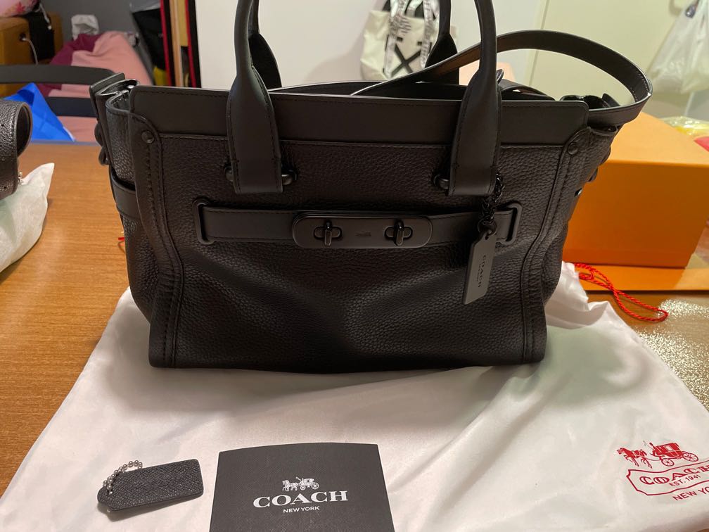 Coach swagger store 27 black matte