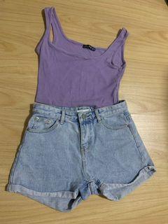 Croptop & higjwaist shorts