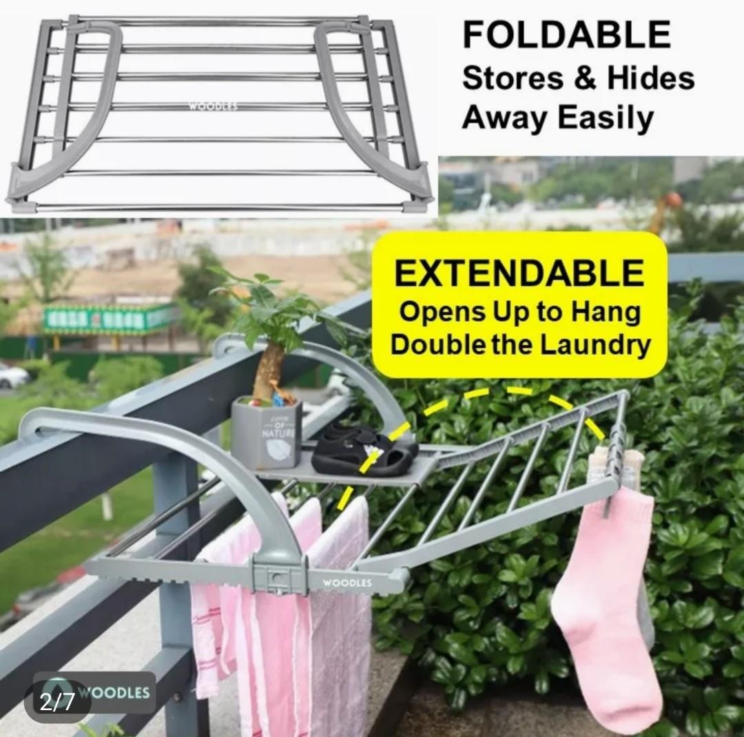 Drying Rack Collapsible Multi Purpose Adjustable Flexible Extendable ...
