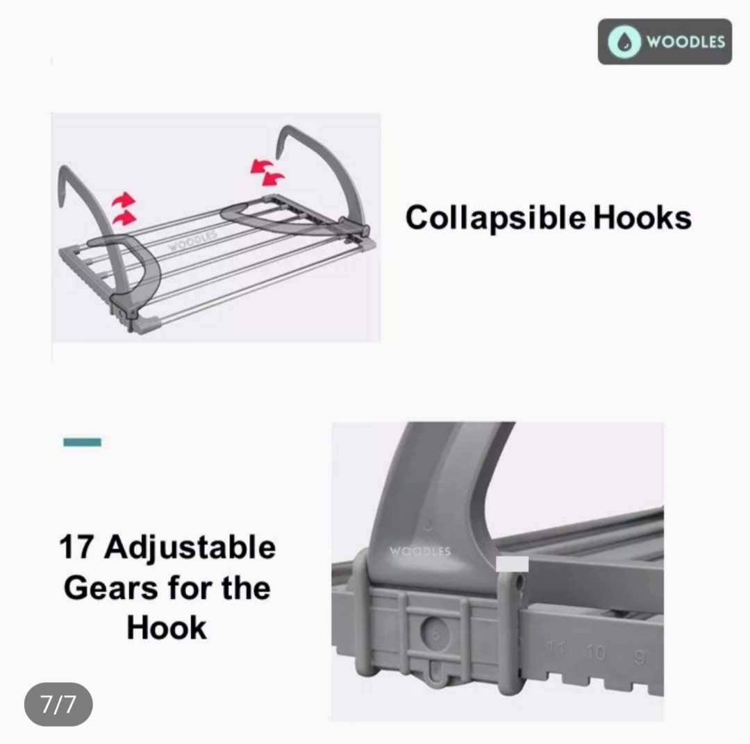 Drying Rack Collapsible Multi Purpose Adjustable Flexible Extendable ...