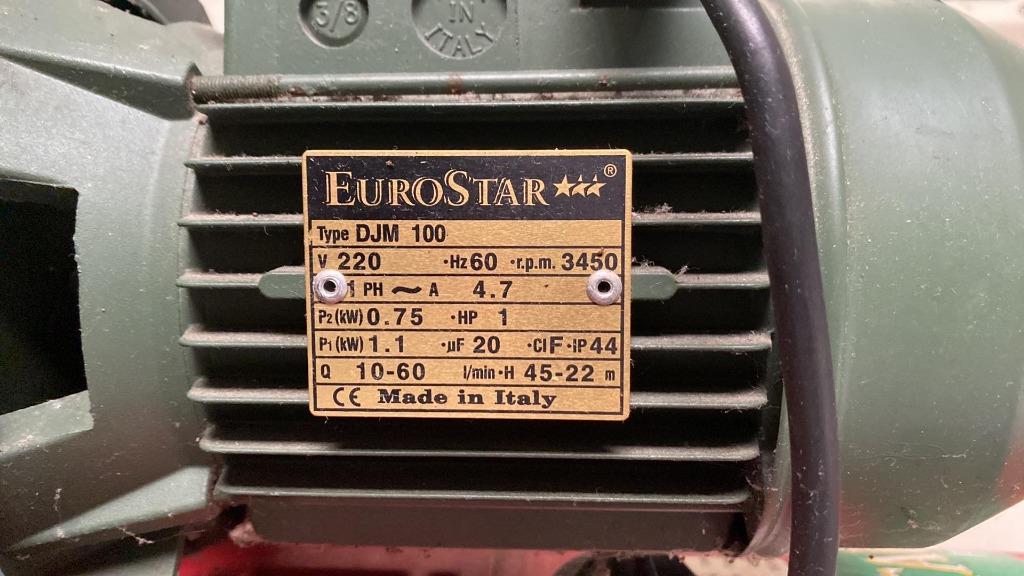 EuroStar Water Pump & Pressure Tank, TV & Home Appliances, Other Home