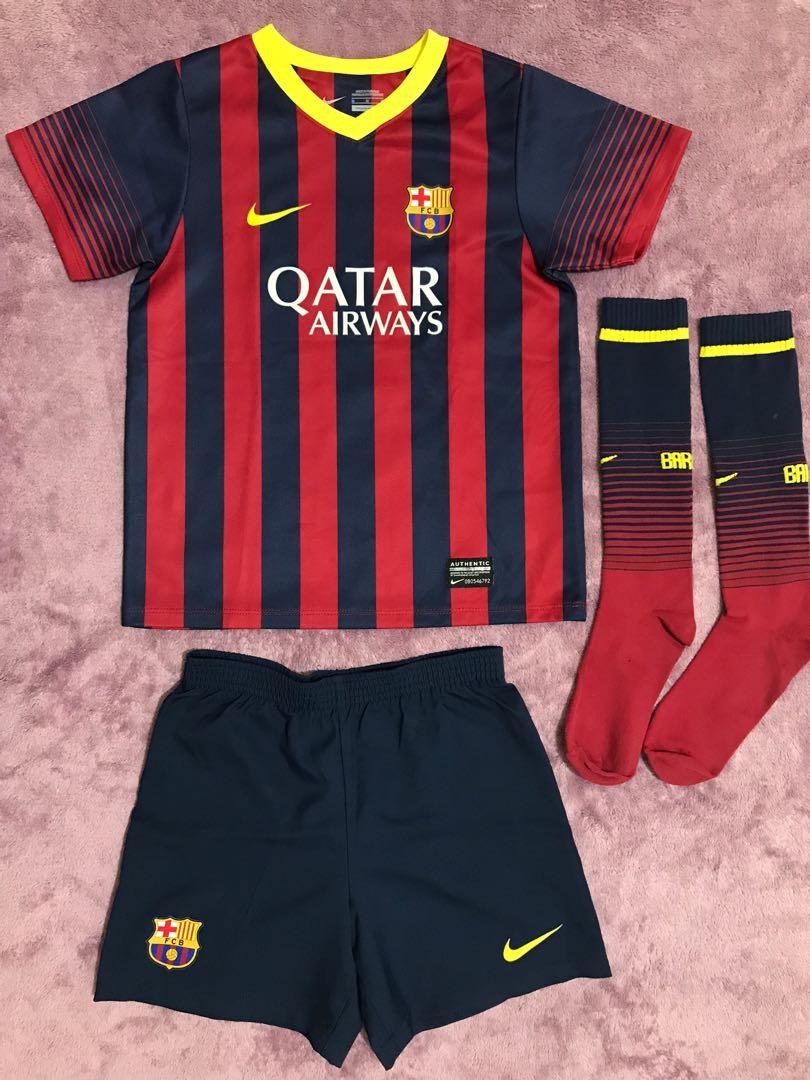 FC Barcelona x Nike Football Mini Kit, Babies & Kids, Babies & Kids
