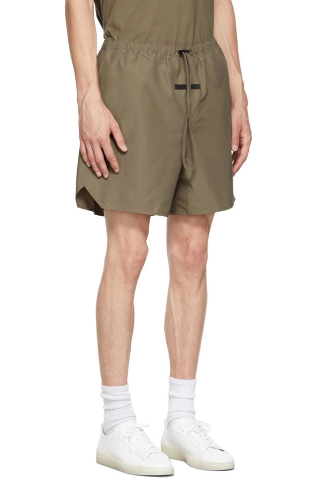 Fear Of God FOG Essentials cement volley shorts 健身尼龍短褲, 男