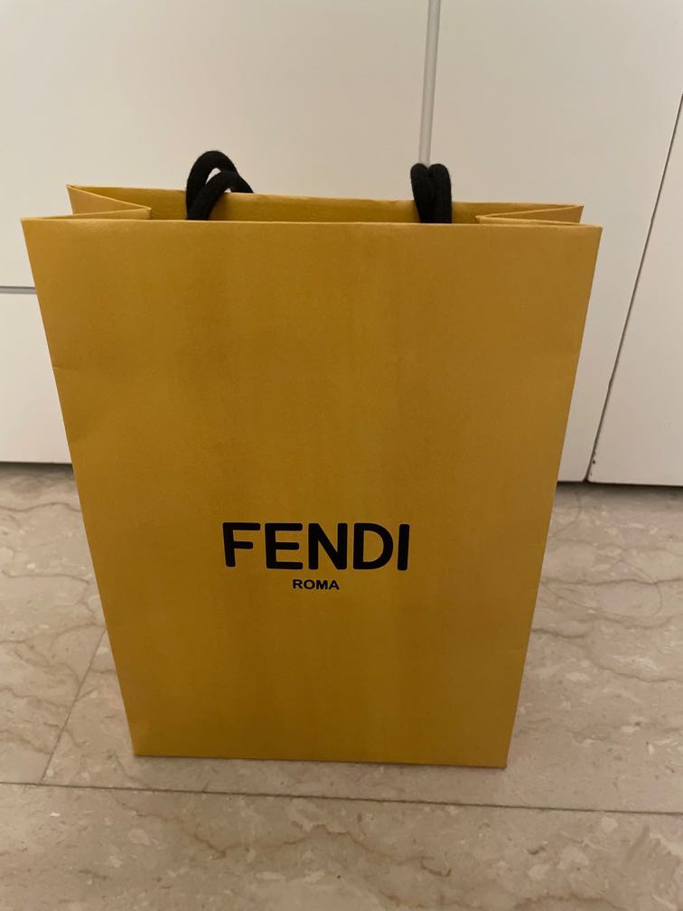 Fendi Paper Bag, Luxury, Accessories on Carousell