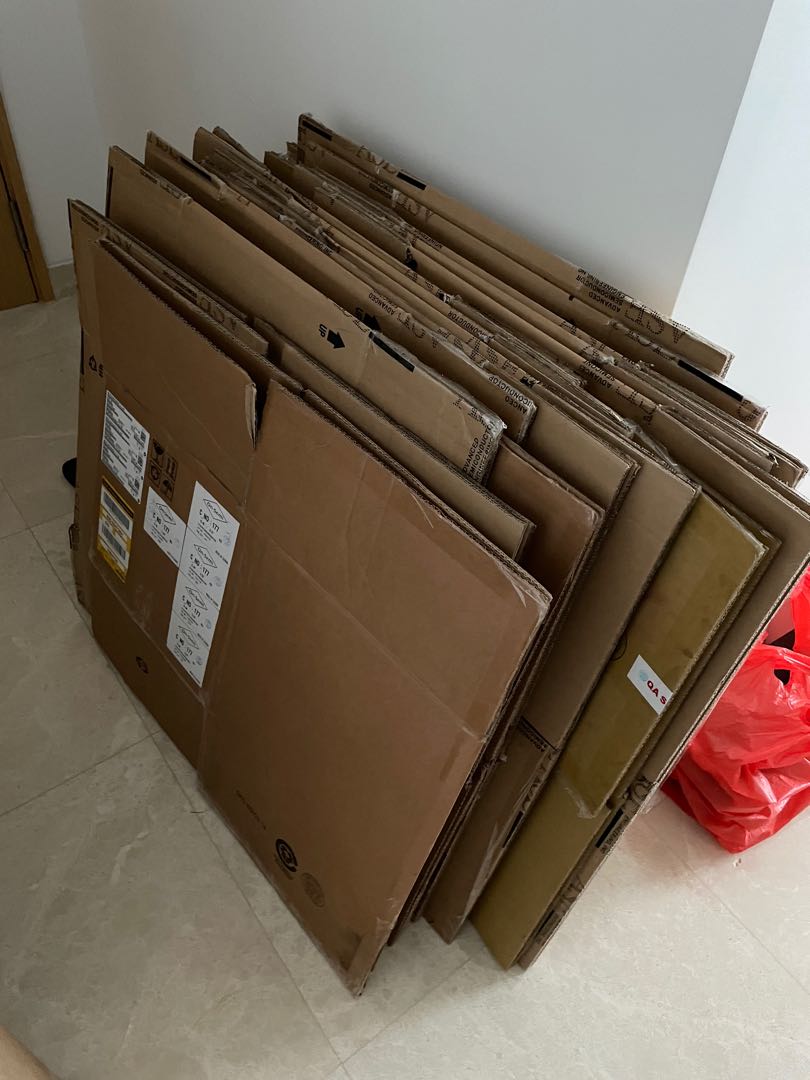 Free mover cardboard boxes for moving approx 30 boxes, Everything Else on Carousell