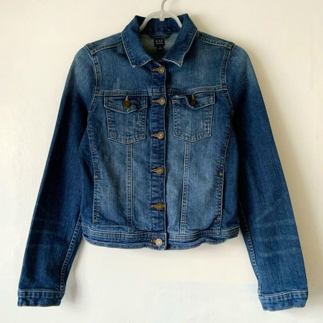 Gap Girls' Blue Denim Jacket (11, 12 