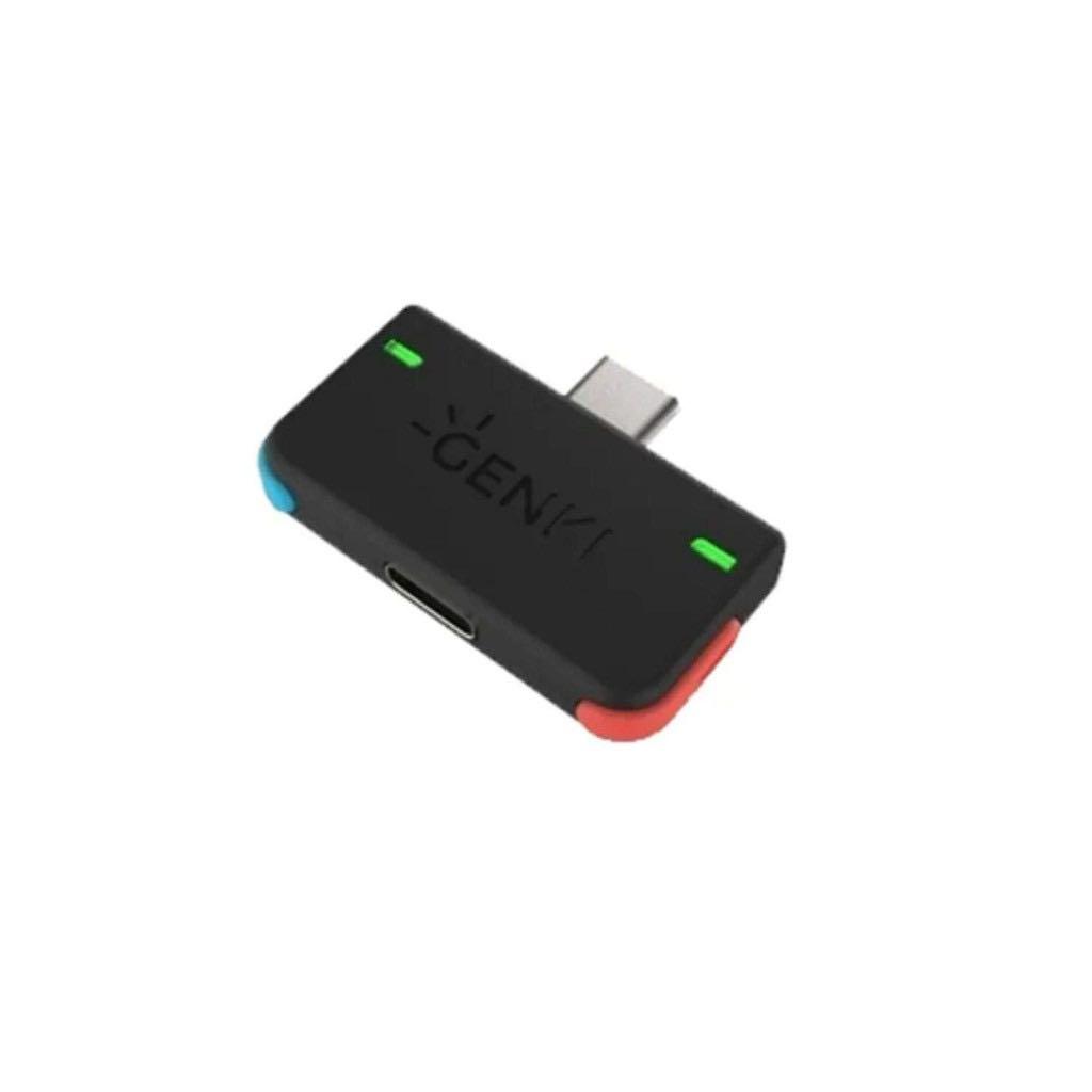 GENKI Bluetooth 5.0 Audio Adapter for Nintendo Switch PS4 PC Mac NEON
