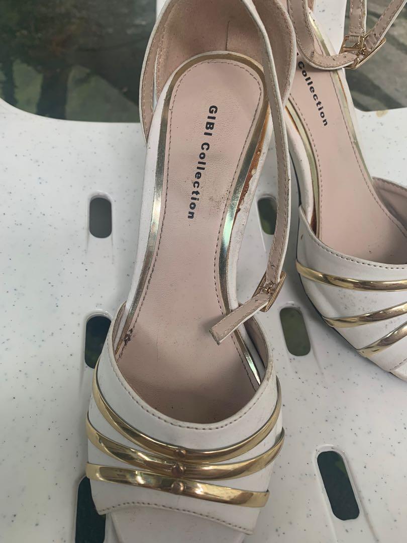 Gibi shoes (Category: Heels) located in Manila. Submitted by khring (Listing ID 1168728049, Image 2). Description: Maayos pa madumilang sa picture Twice kang nagamit sa pageant Maliit na sa may ari.