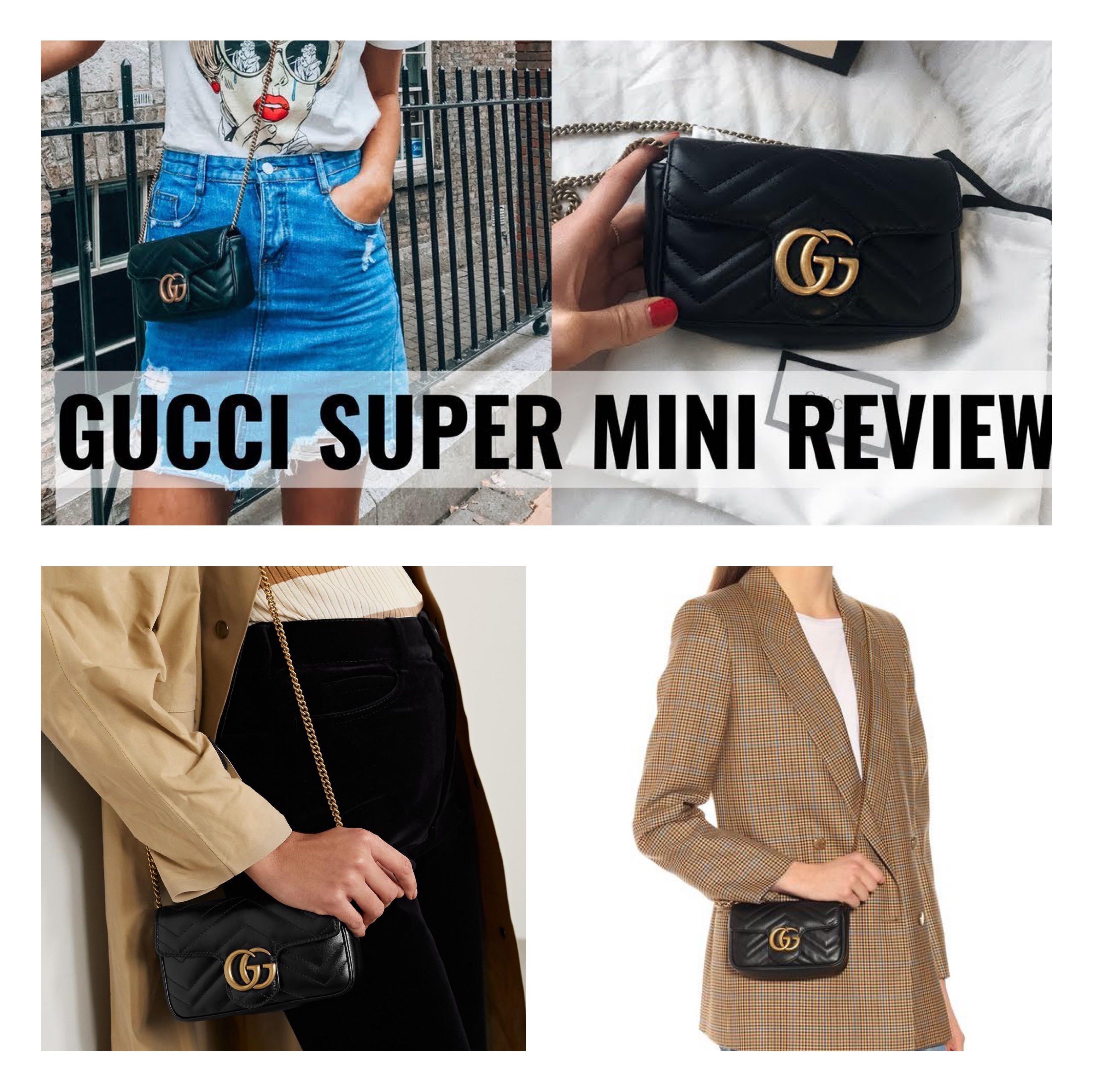 GUCCI SUPER MINI MARMONT I 1 YEAR REVIEW - What fits and wear and tear 