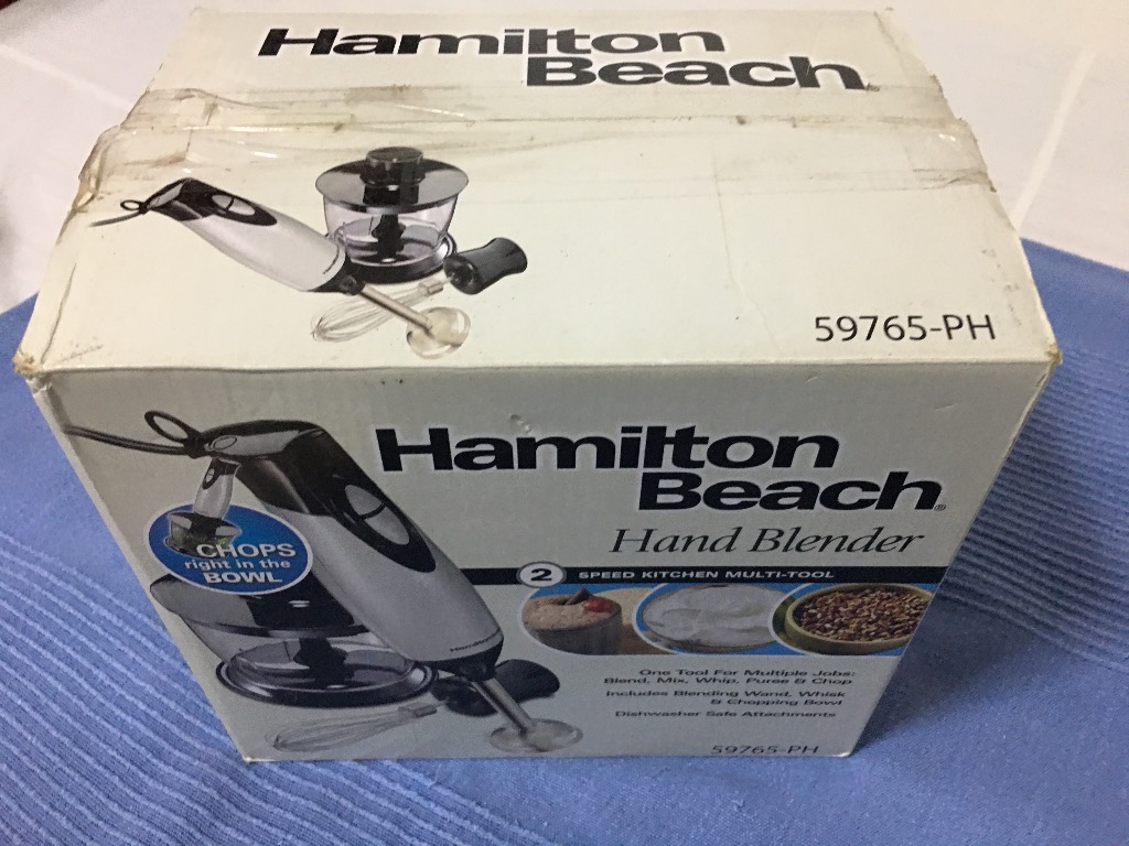 HAMILTON BEACH 59765 HAND BLENDER, TV & Home Appliances, Kitchen