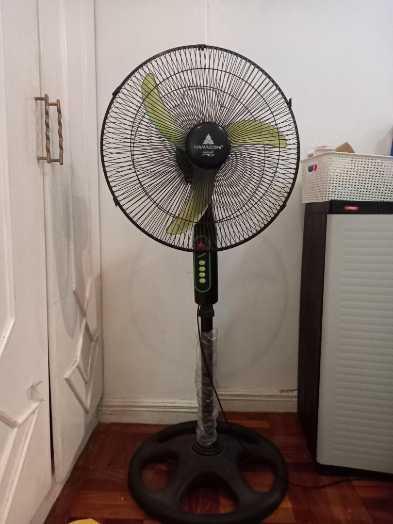 Hanabishi Electric Stand Fan 5ft 18" Windmill, Furniture & Home Living