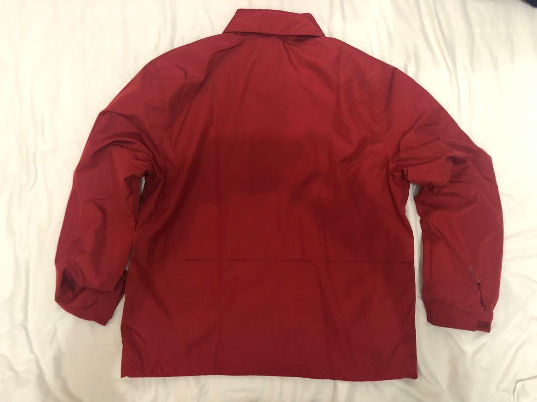 『TEN COACH JKT RED L』 Augusta Sportswear Lined Nylon Coach's Jacket, XL, RED at