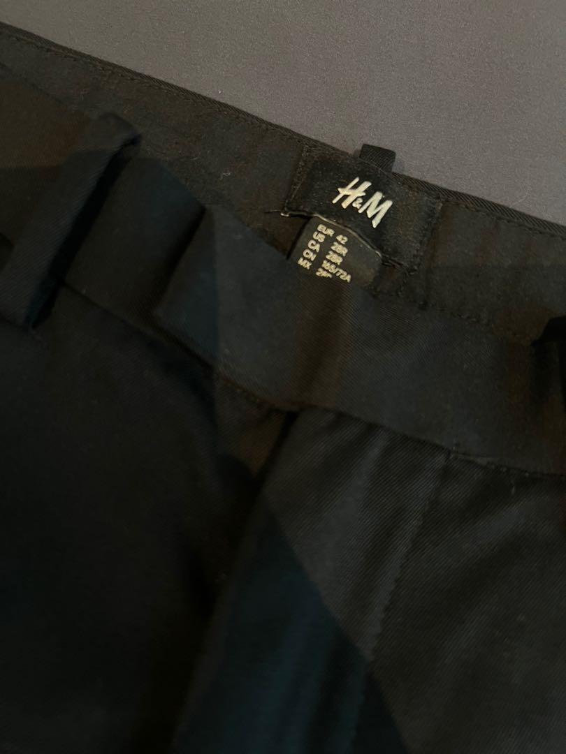 Black trousers h and m clearance