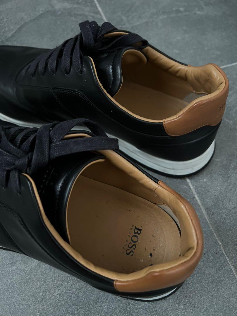 Hugo boss top legacy leather sneakers