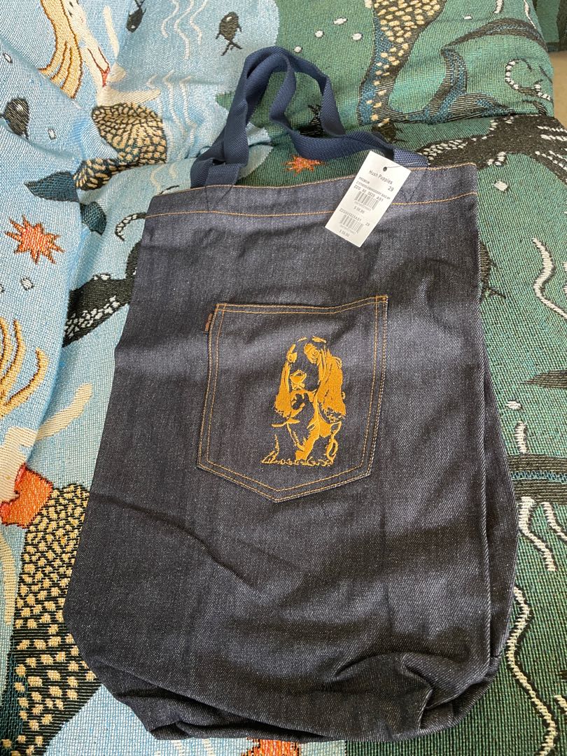 hush puppies Jeans Bag canvas bag, Women's Fashion, Bags & Wallets