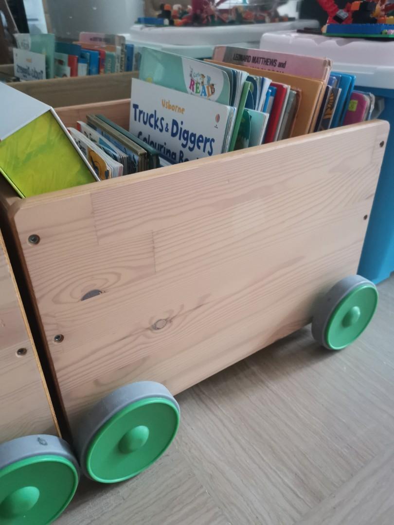 IKEA FLISAT Toy storage with wheels / Cart, Furniture & Home Living, Home Improvement